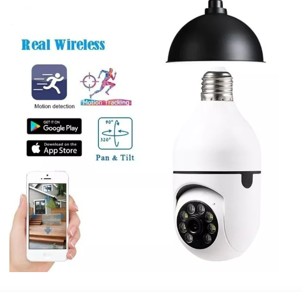 CAMARA FOCO DE SEGURIDAD HD PANORAMICA 360º